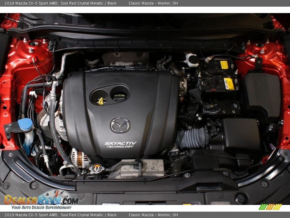2019 Mazda CX-5 Sport AWD Soul Red Crystal Metallic / Black Photo #18