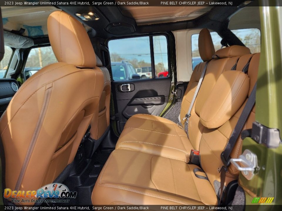 2023 Jeep Wrangler Unlimited Sahara 4XE Hybrid Sarge Green / Dark Saddle/Black Photo #7