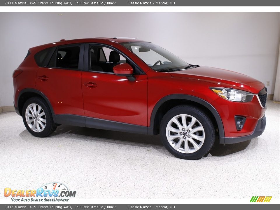 2014 Mazda CX-5 Grand Touring AWD Soul Red Metallic / Black Photo #1