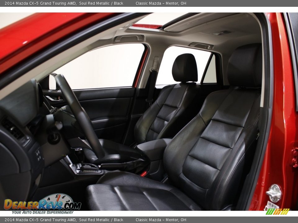 2014 Mazda CX-5 Grand Touring AWD Soul Red Metallic / Black Photo #5