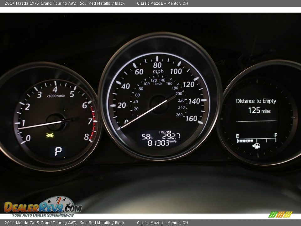 2014 Mazda CX-5 Grand Touring AWD Soul Red Metallic / Black Photo #8