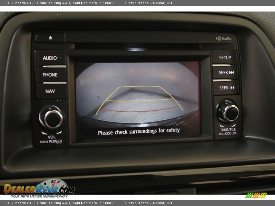 2014 Mazda CX-5 Grand Touring AWD Soul Red Metallic / Black Photo #13