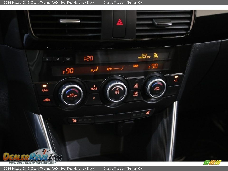 2014 Mazda CX-5 Grand Touring AWD Soul Red Metallic / Black Photo #14