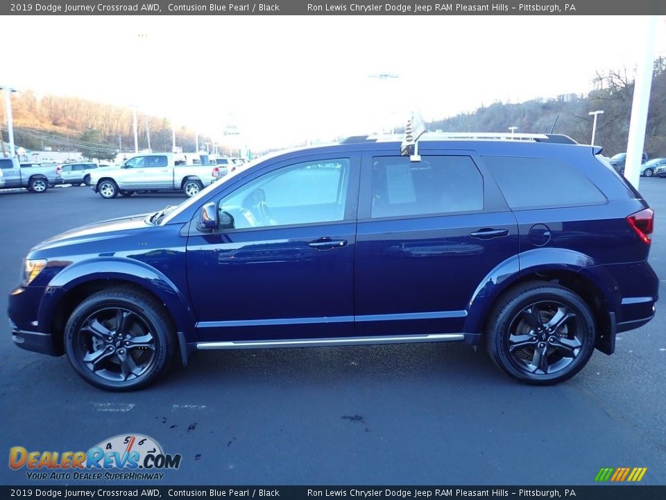 2019 Dodge Journey Crossroad AWD Contusion Blue Pearl / Black Photo #2