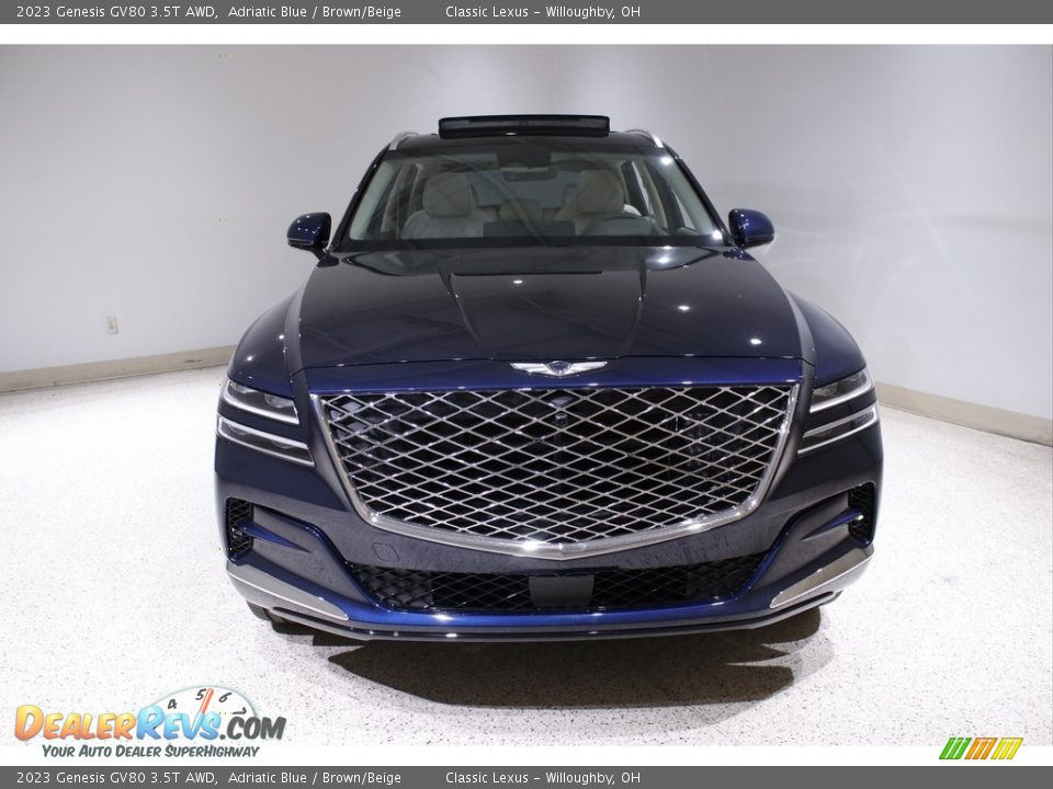 Adriatic Blue 2023 Genesis GV80 3.5T AWD Photo #2