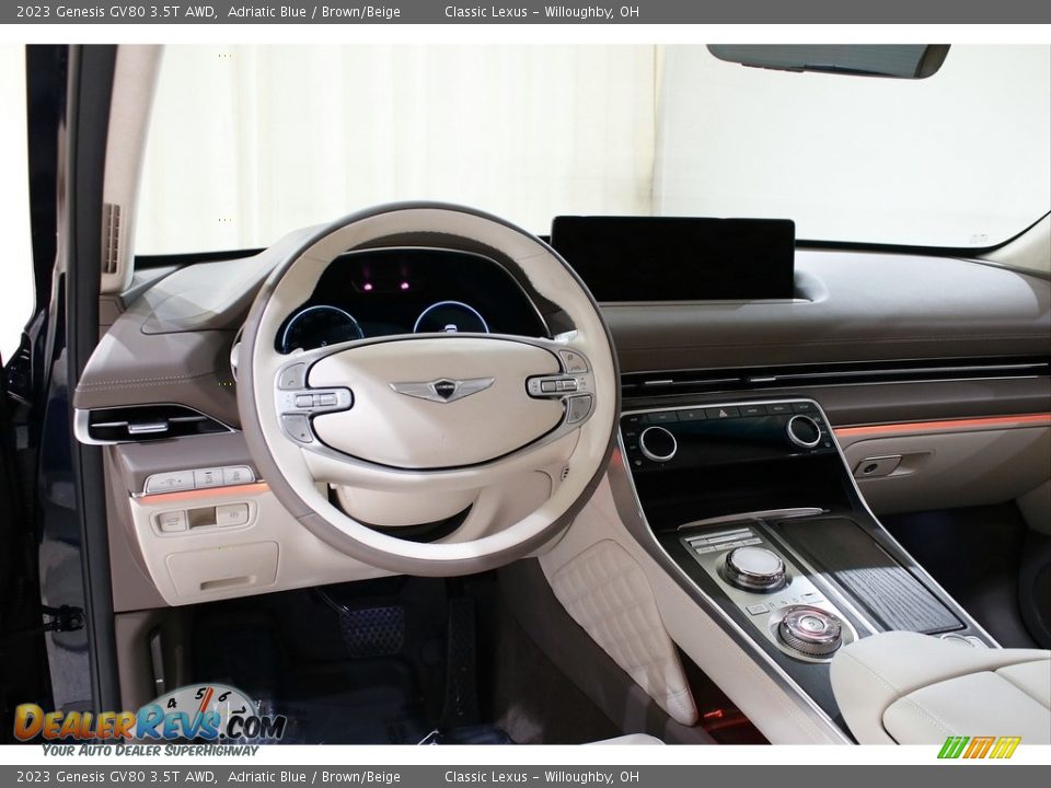 Dashboard of 2023 Genesis GV80 3.5T AWD Photo #6