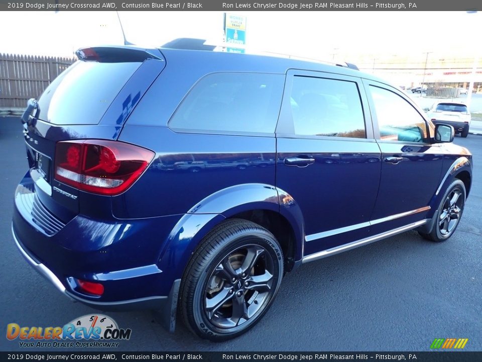 2019 Dodge Journey Crossroad AWD Contusion Blue Pearl / Black Photo #6