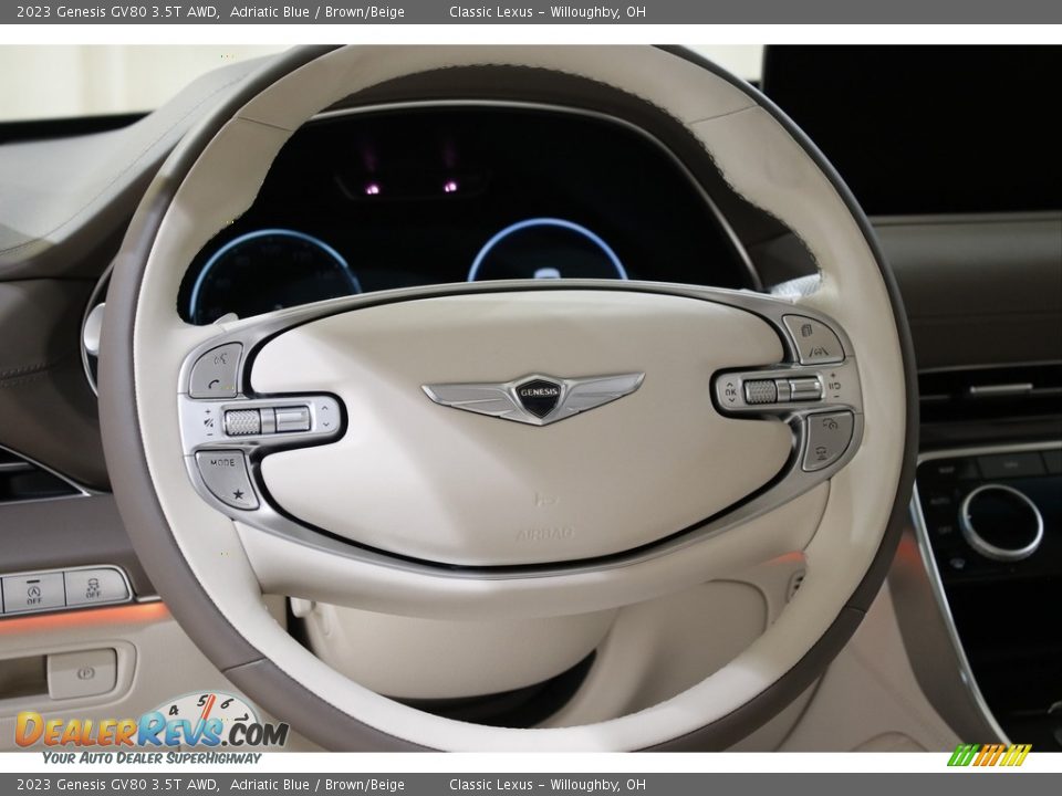 2023 Genesis GV80 3.5T AWD Steering Wheel Photo #7