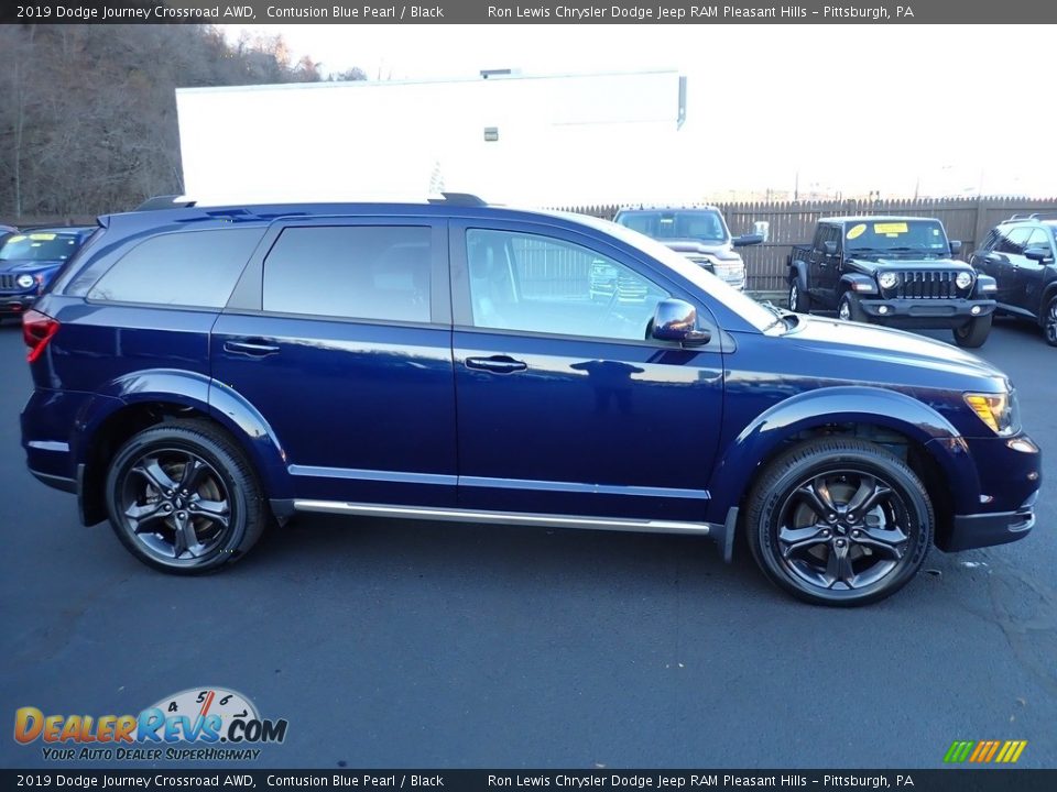 2019 Dodge Journey Crossroad AWD Contusion Blue Pearl / Black Photo #7