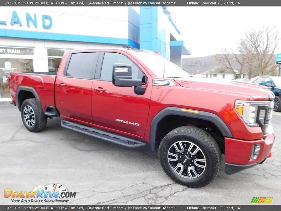 2023 GMC Sierra 2500HD AT4 Crew Cab 4x4 Cayenne Red Tintcoat / Jet Black w/Kalahari Accents Photo #6