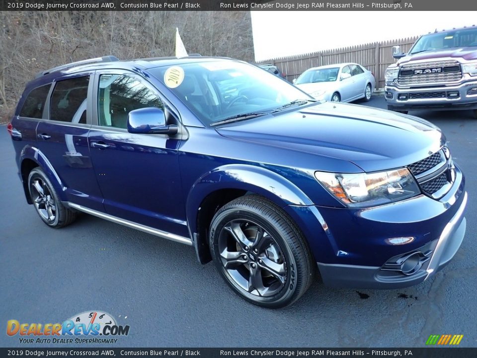 2019 Dodge Journey Crossroad AWD Contusion Blue Pearl / Black Photo #8