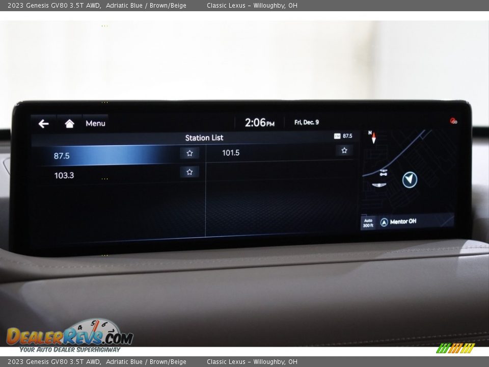 Navigation of 2023 Genesis GV80 3.5T AWD Photo #11