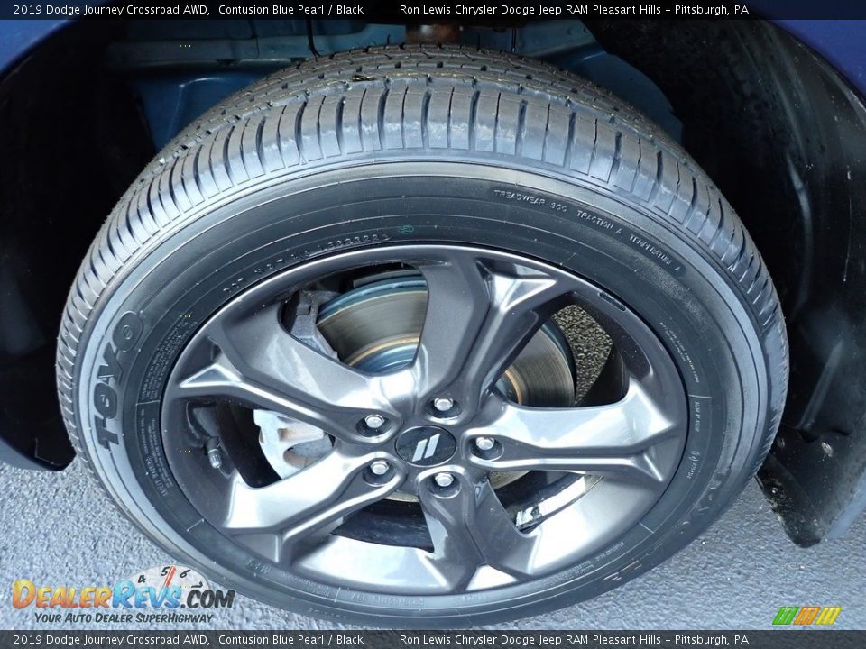 2019 Dodge Journey Crossroad AWD Contusion Blue Pearl / Black Photo #10