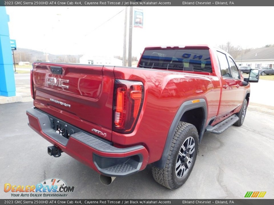 2023 GMC Sierra 2500HD AT4 Crew Cab 4x4 Cayenne Red Tintcoat / Jet Black w/Kalahari Accents Photo #9