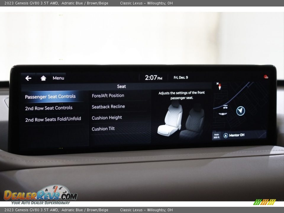 Controls of 2023 Genesis GV80 3.5T AWD Photo #14