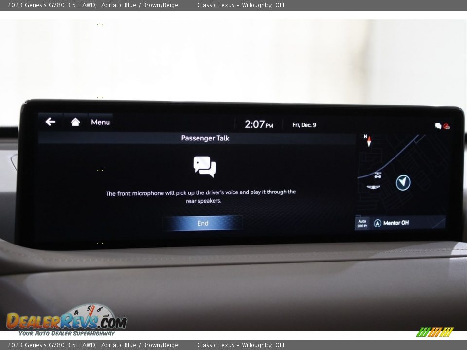 Controls of 2023 Genesis GV80 3.5T AWD Photo #15