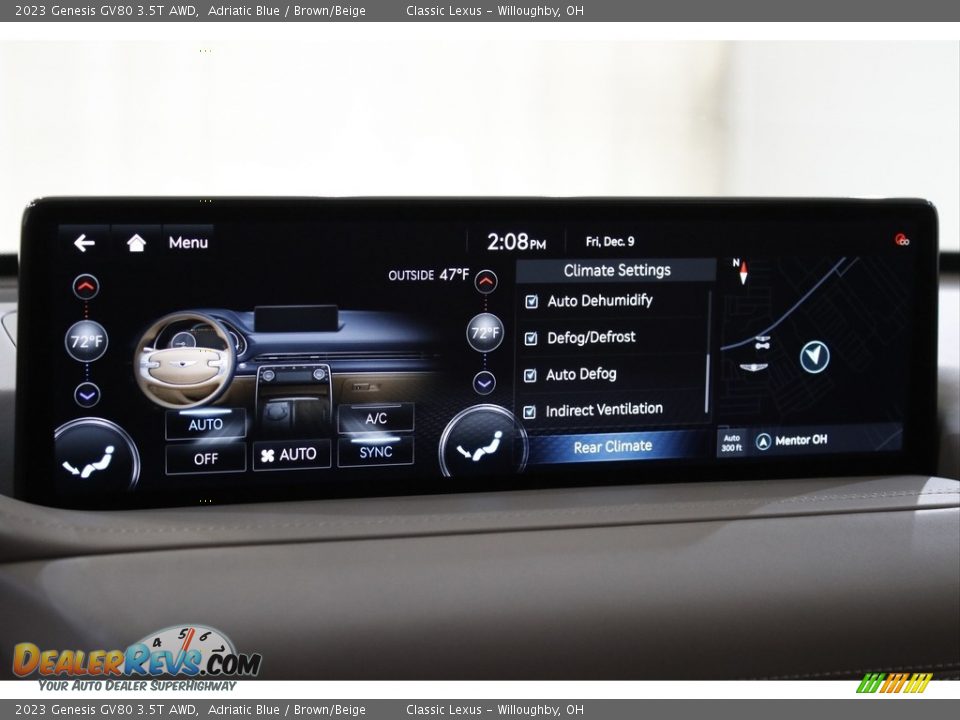 Controls of 2023 Genesis GV80 3.5T AWD Photo #16