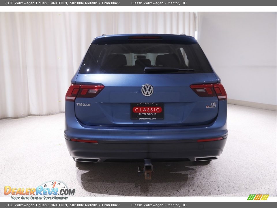 2018 Volkswagen Tiguan S 4MOTION Silk Blue Metallic / Titan Black Photo #16