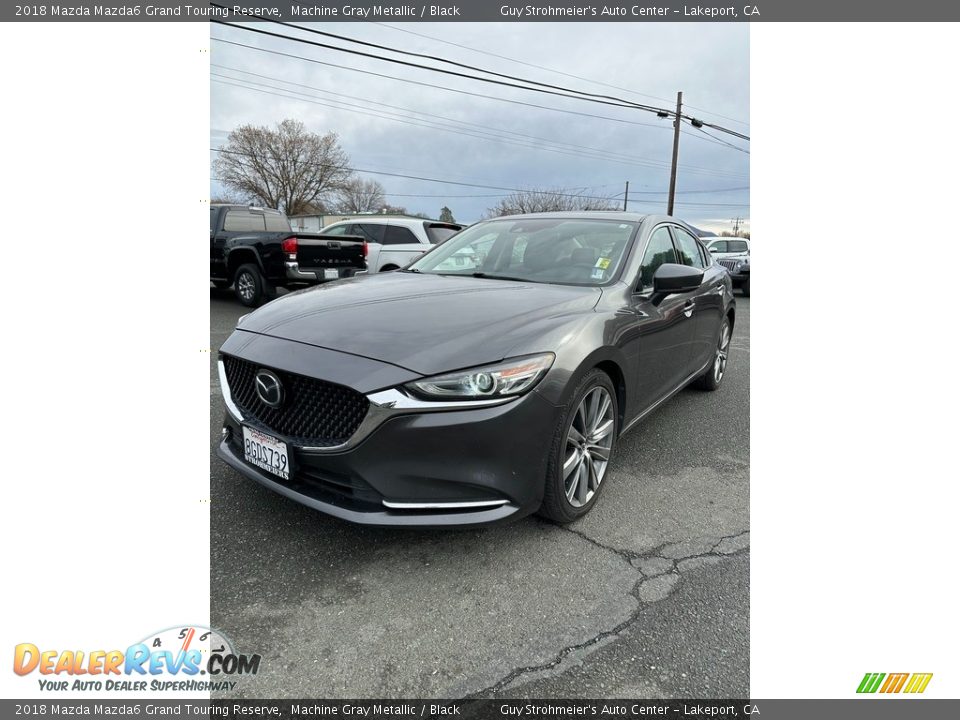 2018 Mazda Mazda6 Grand Touring Reserve Machine Gray Metallic / Black Photo #1