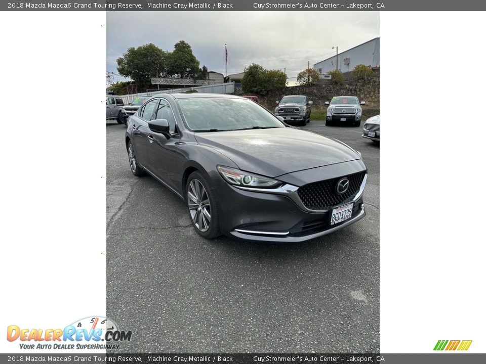 2018 Mazda Mazda6 Grand Touring Reserve Machine Gray Metallic / Black Photo #2