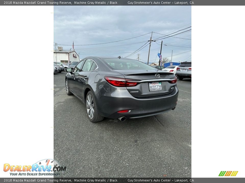 2018 Mazda Mazda6 Grand Touring Reserve Machine Gray Metallic / Black Photo #5