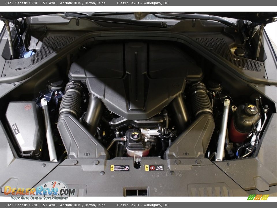 2023 Genesis GV80 3.5T AWD 3.5 Liter Turbocharged DOHC 16-Valve VVT V6 Engine Photo #27