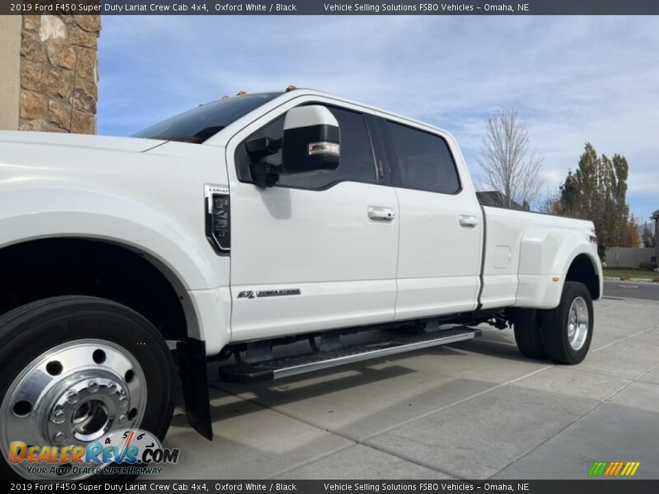 2019 Ford F450 Super Duty Lariat Crew Cab 4x4 Oxford White / Black Photo #1