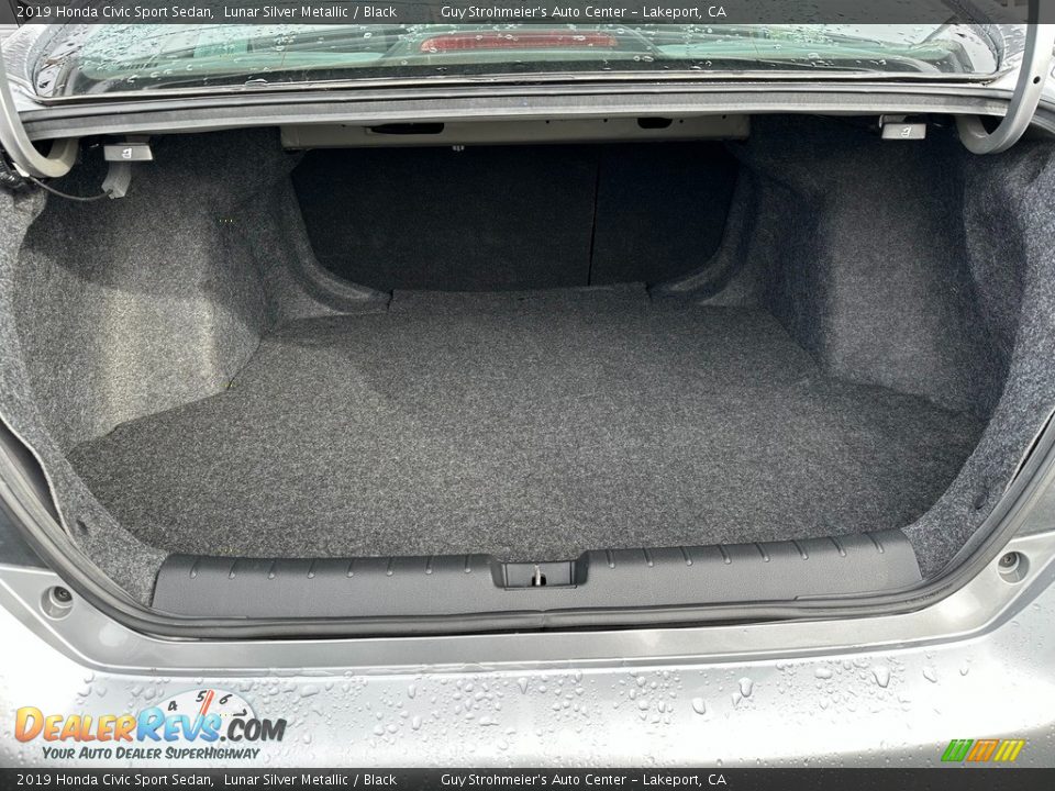 2019 Honda Civic Sport Sedan Lunar Silver Metallic / Black Photo #10