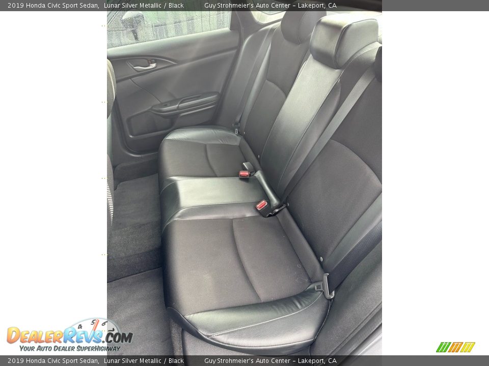 2019 Honda Civic Sport Sedan Lunar Silver Metallic / Black Photo #11