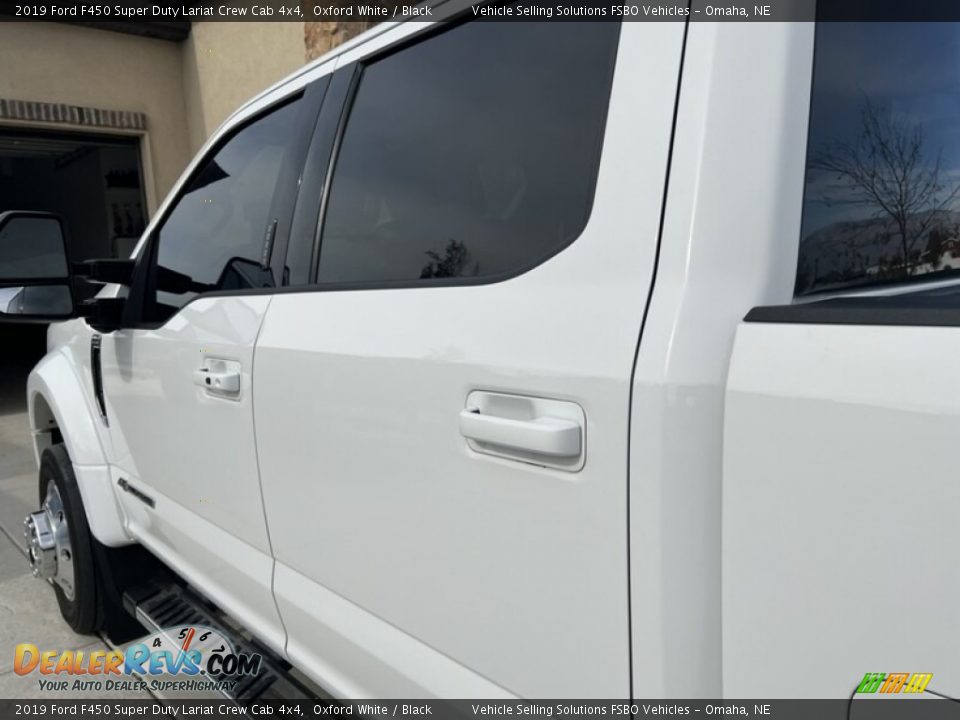 2019 Ford F450 Super Duty Lariat Crew Cab 4x4 Oxford White / Black Photo #13