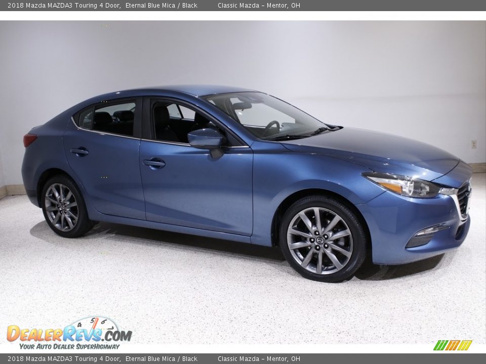 2018 Mazda MAZDA3 Touring 4 Door Eternal Blue Mica / Black Photo #1