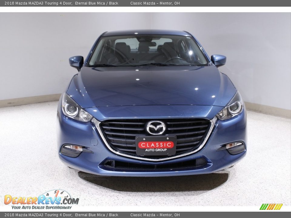 2018 Mazda MAZDA3 Touring 4 Door Eternal Blue Mica / Black Photo #2