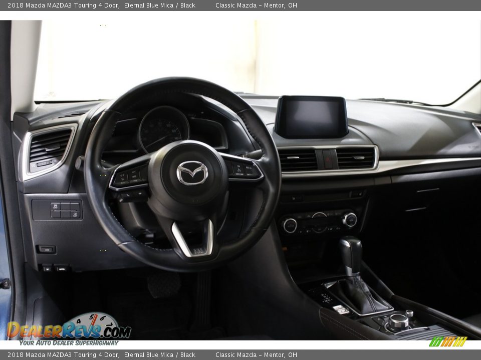 2018 Mazda MAZDA3 Touring 4 Door Eternal Blue Mica / Black Photo #6