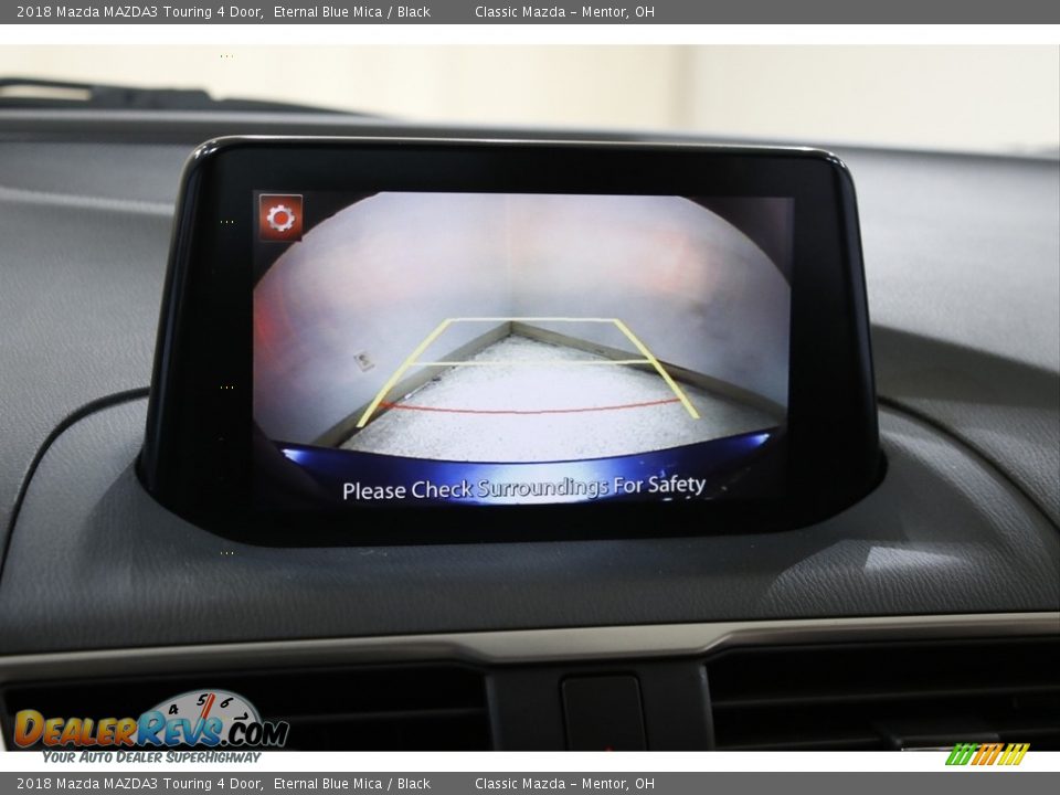2018 Mazda MAZDA3 Touring 4 Door Eternal Blue Mica / Black Photo #12
