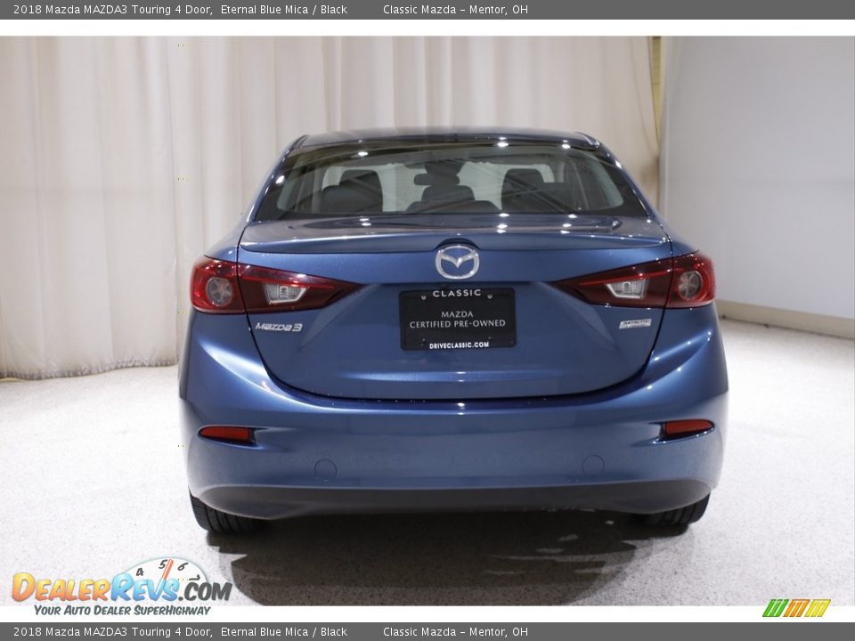 2018 Mazda MAZDA3 Touring 4 Door Eternal Blue Mica / Black Photo #19