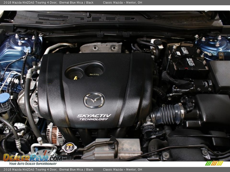 2018 Mazda MAZDA3 Touring 4 Door Eternal Blue Mica / Black Photo #20