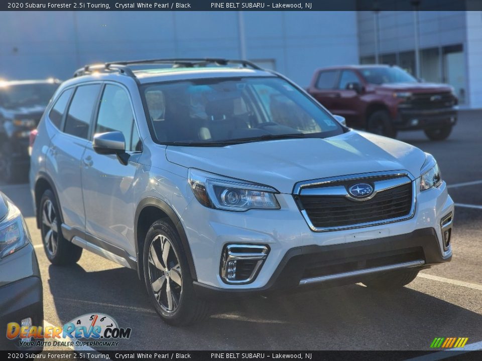 2020 Subaru Forester 2.5i Touring Crystal White Pearl / Black Photo #3