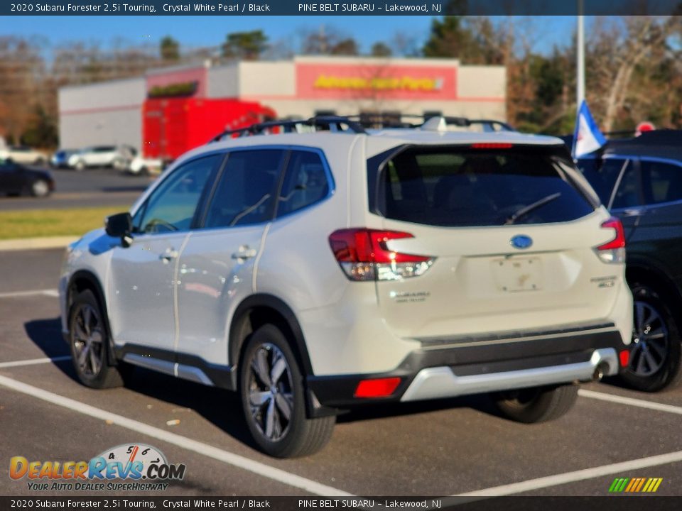 2020 Subaru Forester 2.5i Touring Crystal White Pearl / Black Photo #8