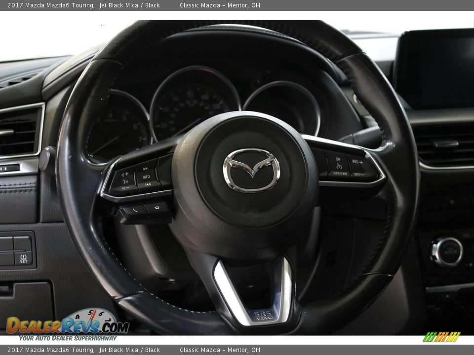 2017 Mazda Mazda6 Touring Jet Black Mica / Black Photo #7