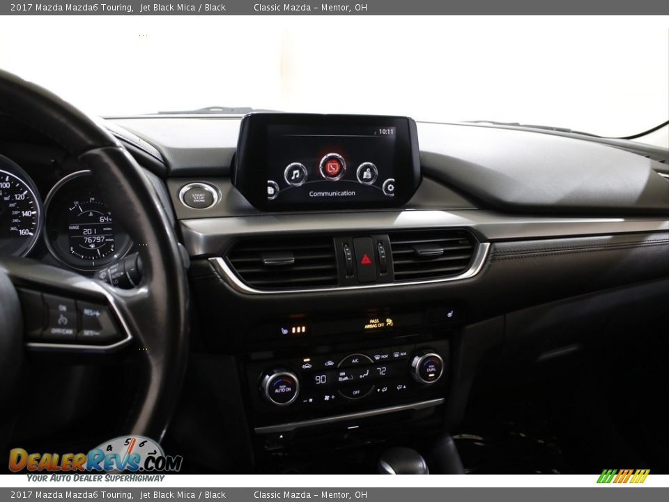 2017 Mazda Mazda6 Touring Jet Black Mica / Black Photo #9