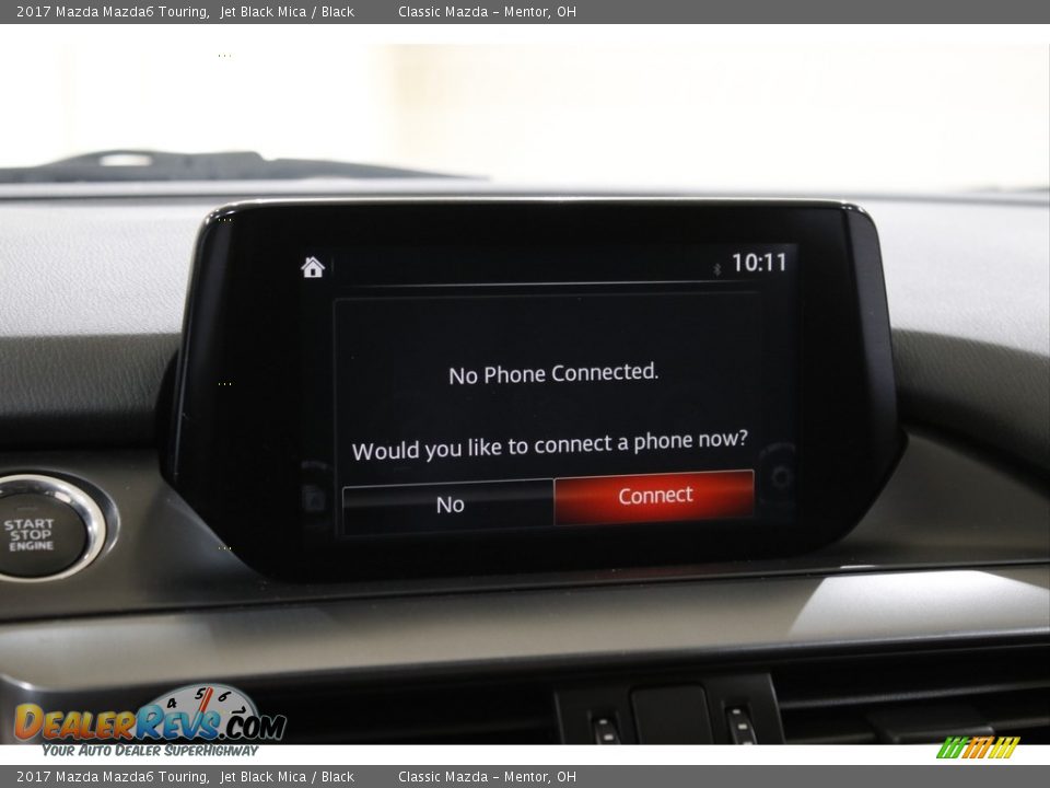 2017 Mazda Mazda6 Touring Jet Black Mica / Black Photo #10