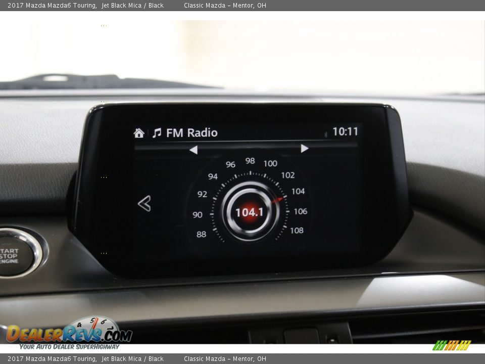 2017 Mazda Mazda6 Touring Jet Black Mica / Black Photo #11