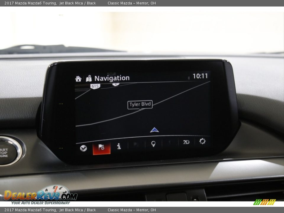 2017 Mazda Mazda6 Touring Jet Black Mica / Black Photo #12