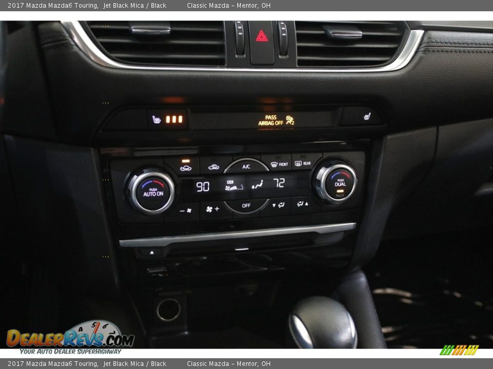 2017 Mazda Mazda6 Touring Jet Black Mica / Black Photo #14