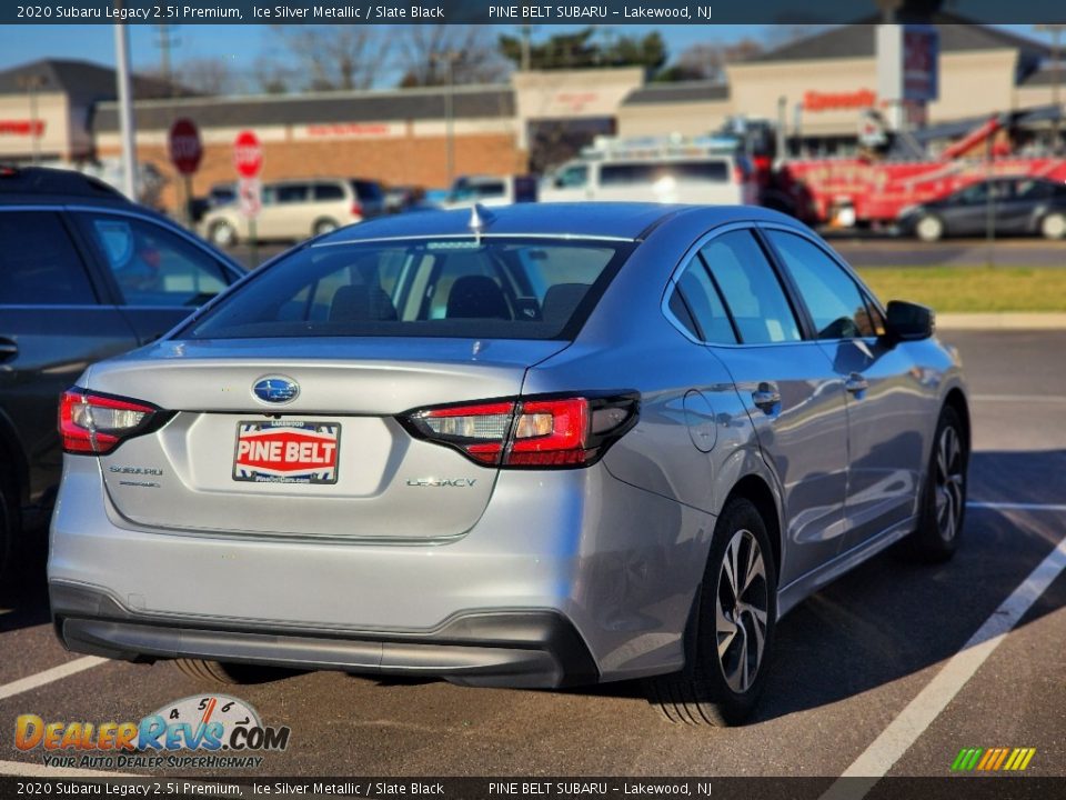 2020 Subaru Legacy 2.5i Premium Ice Silver Metallic / Slate Black Photo #6