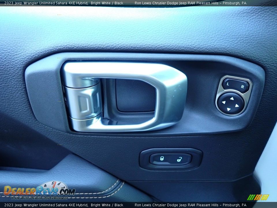 2023 Jeep Wrangler Unlimited Sahara 4XE Hybrid Bright White / Black Photo #14