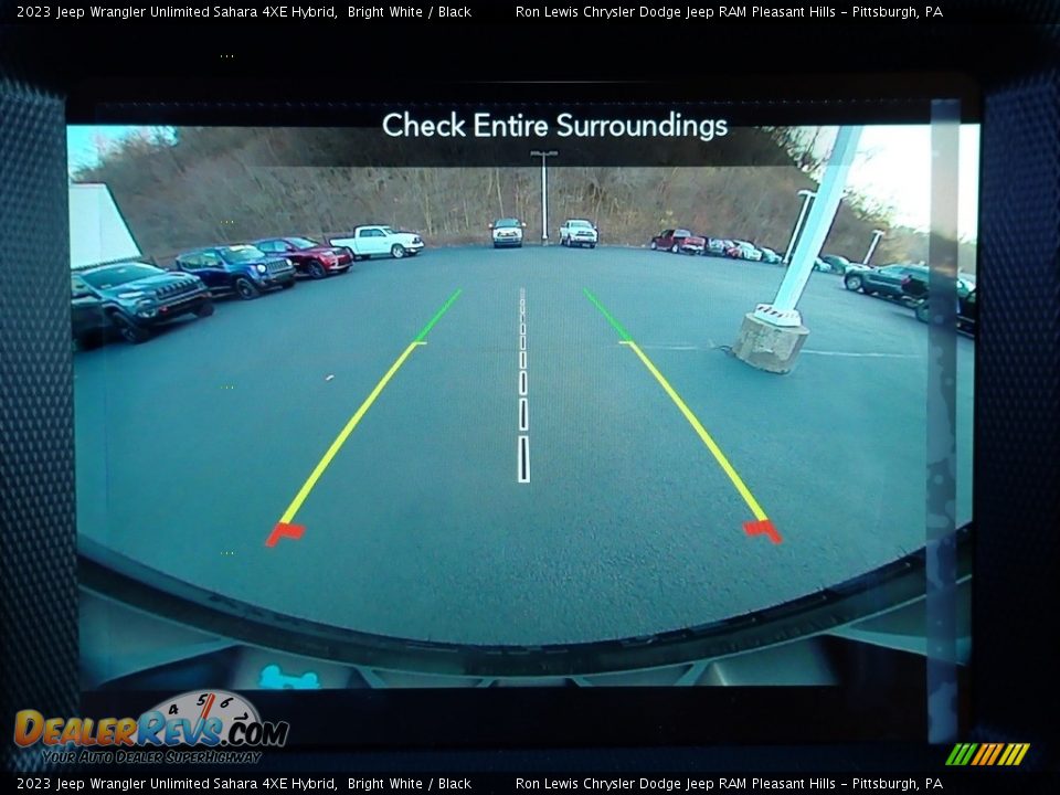 2023 Jeep Wrangler Unlimited Sahara 4XE Hybrid Bright White / Black Photo #19