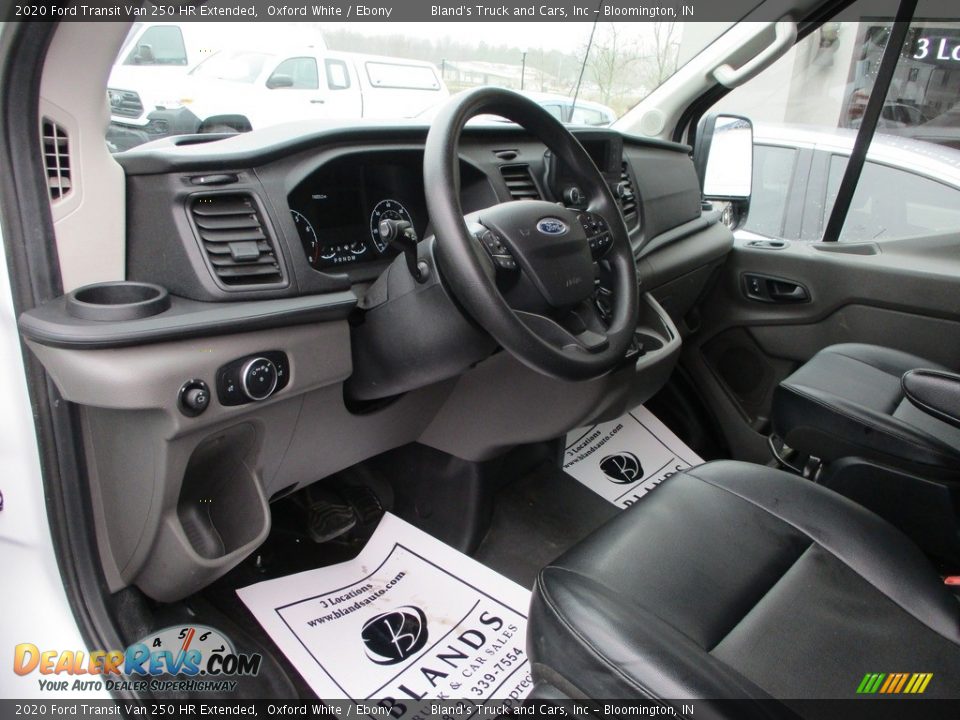 2020 Ford Transit Van 250 HR Extended Oxford White / Ebony Photo #6