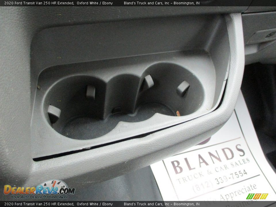 2020 Ford Transit Van 250 HR Extended Oxford White / Ebony Photo #21