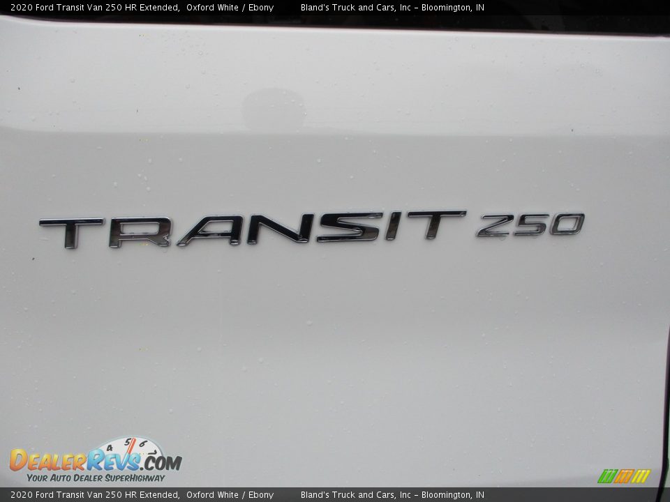 2020 Ford Transit Van 250 HR Extended Oxford White / Ebony Photo #24